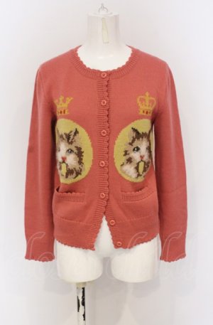 画像: Jane Marple / Chocolat classiqueのカーディガン M ピンク O-25-05-06-064-JM-TO-OW-OS
