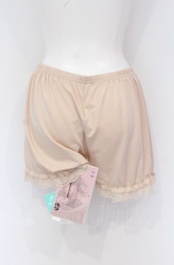 画像2: m petit by misako / AMドロワーズスソレース L-LL 中薄橙 O-25-05-06-066-LO-PA-IG-OS (2)