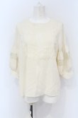 画像1: axes femme Nostalgic / スクエアピンタックブラウス M キナリ O-25-05-06-009-LO-BL-OW-OS (1)