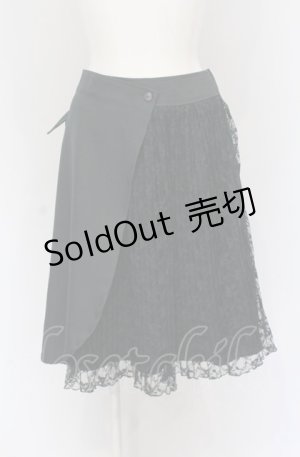 画像: axes femme / ラッププリーツスカート M グリーン O-25-05-06-086-AX-SK-OW-ZI