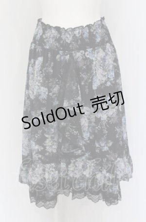 画像: axes femme / 花柄マルチWAYスカート F クロ O-25-05-06-088-AX-SK-OW-ZI