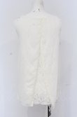 画像2: axes femme / レーシーノースリトップス M シロ O-25-05-06-016-AX-TO-OW-OS (2)