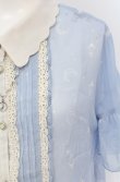 画像2: axes femme / ムーンキャットブラウス M サックス O-25-05-06-018-AX-BL-OW-OS (2)