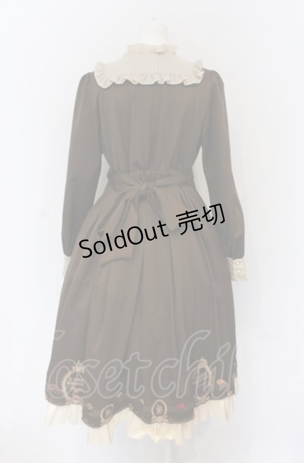 画像2: Amavel / Bon Bon Chocolatロングワンピース F ブラウン×ベージュ O-25-05-06-023-CA-OP-OW-OS (2)