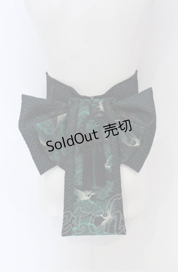 画像1: Qutie Frash / 花魁帯コルセット  グリーン O-25-05-06-031-QU-TO-OW-OS (1)