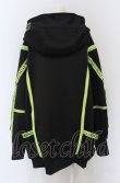 画像4: BACKSTAGE PASS / PARACHUTE-PARKAビッグシルエットジップアップパーカー  ブラック×イエロー O-25-05-06-035-PU-TO-OW-OS (4)