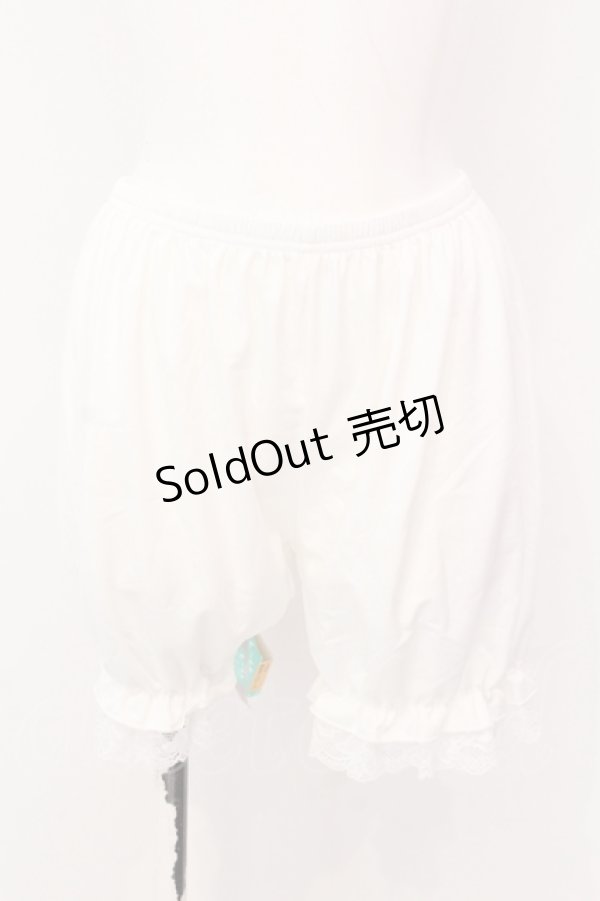画像1: m petit by misako / AM3ブキモウドロワーズ L-LL シロ O-25-05-08-001-LO-PA-IG-OS (1)