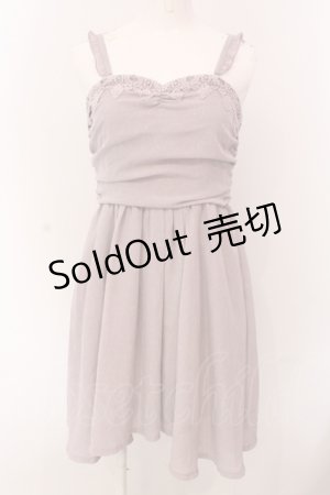 画像: axes femme / リボン結びミニワンピース M ピンク O-25-05-08-039-AX-OP-OW-OS