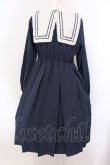 画像3: FLC / 皆方由衣さんコラボ/セーラーカラーワンピース L ネイビー O-25-05-08-005-LO-OP-IG-OS (3)