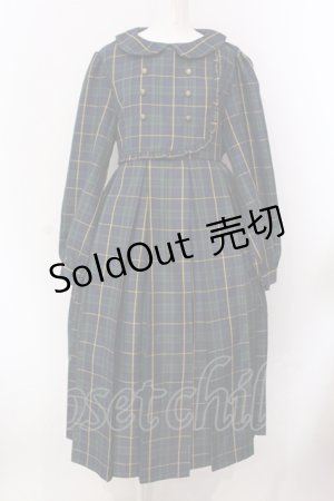 画像: FLC / MINA*タータンチェックワンピース LL グリーンチェック O-25-05-08-006-LO-OP-IG-ZT193