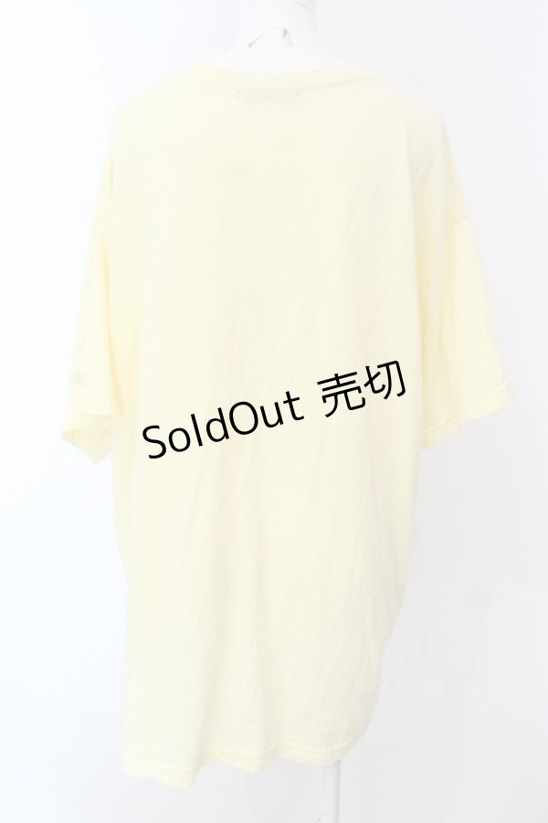 画像2: Candy Stripper / CND CLUB BIG TEE Tシャツ 2 イエロー O-25-05-08-052-PU-TS-IG-OS (2)