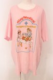 画像1: Candy Stripper / TINY MEDICAL BIG Tシャツ 2 ピンク O-25-05-08-054-PU-TS-IG-OS (1)