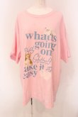 画像1: Candy Stripper / CND CLUB BIG TEE Tシャツ 2 ピンク O-25-05-08-055-PU-TS-IG-OS (1)