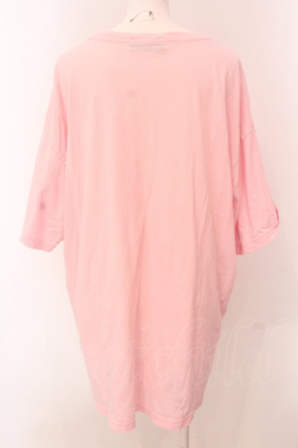 画像2: Candy Stripper / CND CLUB BIG TEE Tシャツ 2 ピンク O-25-05-08-055-PU-TS-IG-OS (2)