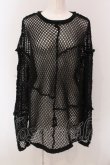 画像1: Candy Stripper / PATCH WORK MESH  トップス 2 ブラック O-25-05-08-056-PU-TO-IG-OS (1)