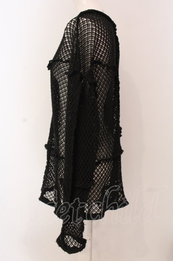 画像2: Candy Stripper / PATCH WORK MESH  トップス 2 ブラック O-25-05-08-056-PU-TO-IG-OS (2)