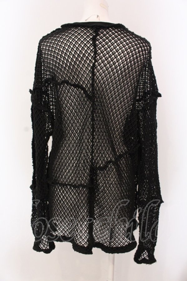 画像3: Candy Stripper / PATCH WORK MESH  トップス 2 ブラック O-25-05-08-056-PU-TO-IG-OS (3)