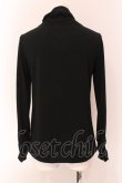 画像3: axes femme / 胸元ビジュー&レースハイネックトップス M クロ O-25-05-08-060-AX-TO-IG-OS (3)