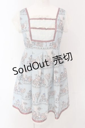 画像: Secret Honey / レース切替ワンピース(アリスVer.)  サックス O-25-05-08-067-CA-SK-IG-ZY