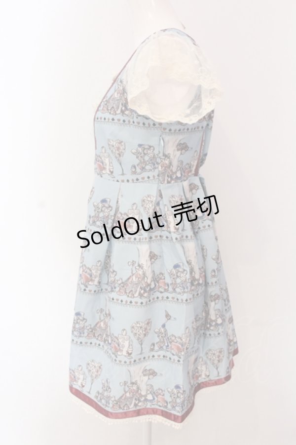 画像4: Secret Honey / レース切替ワンピース(アリスVer.)  サックス O-25-05-08-067-CA-SK-IG-ZY (4)