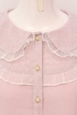 画像2: axes femme kawaii / ドットチュールローズブラウス  ピンク O-25-05-08-077-AX-BL-IG-OS (2)