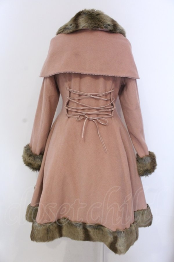 画像3: Mary Magdalene / アンゴラウールケープコート  ローズミルクティー O-25-05-08-008-CL-CO-IG-ZT-C051 (3)