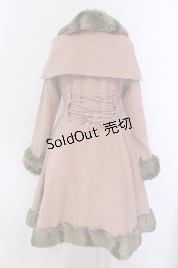 画像3: Mary Magdalene / アンゴラウールケープコート  ローズミルクティー O-25-05-08-008-CL-CO-IG-ZT-C051 (3)