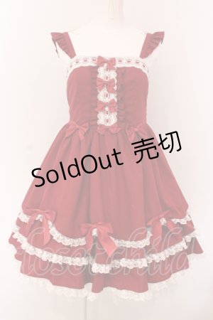 画像: To Alice / ヴィンテージドールジャンパースカート  アカ O-25-05-08-009-LO-OP-IG-OS