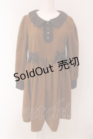 画像: 【SALE】Favorite / コーデュロイワンピース  ブラウン O-25-05-08-081-LO-OP-IG-ZT400