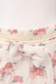 画像2: LIZ LISA / ローズ柄起毛パンツ  オフシロ×ピンク O-25-05-08-002-LO-PA-IG-OS (2)