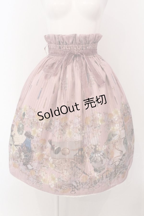 画像1: ALICE and the PIRATES / Victorian tear bottleスカート  ピンク O-25-05-08-009-PA-SK-OW-OS (1)