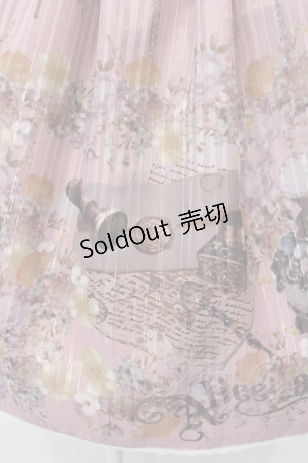 画像2: ALICE and the PIRATES / Victorian tear bottleスカート  ピンク O-25-05-08-009-PA-SK-OW-OS (2)