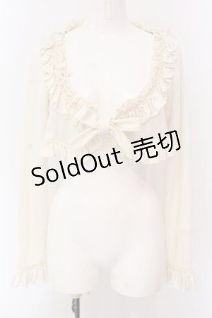 画像: Mary Magdalene / フリルニットボレロ  アイボリー O-25-05-08-021-CL-TO-IG-OS