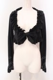 画像1: Mary Magdalene / フリルニットボレロ  クロ O-25-05-08-022-CL-TO-IG-OS (1)