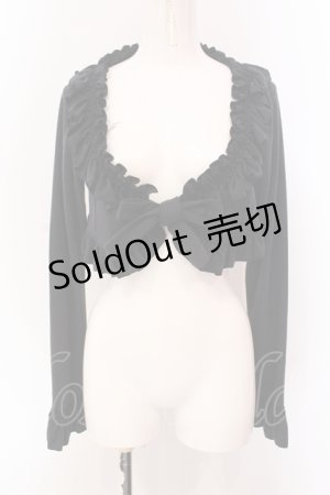 画像: Mary Magdalene / フリルニットボレロ  クロ O-25-05-08-022-CL-TO-IG-OS