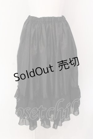 画像: LIEF / インナースカート  クロ O-25-05-08-026-LO-SK-OW-ZY