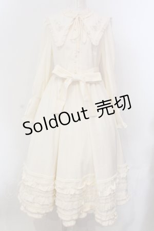 画像: 胡桃木（海外ロリィタ） / フレンチレトロワンピース M アイボリー O-25-05-10-004-LO-OP-IG-OS