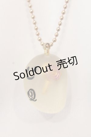 画像: Q-pot. / トリックゴースト イート スピンキャンディーネックレス  クリア×ゴールド O-25-05-10-048-QP-AC-OW-OS