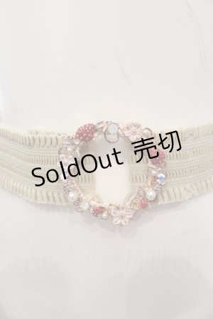 画像: axes femme / フレッシュベリーゴムベルト  ゴールド O-25-05-10-055-AX-ZA-OW-OS