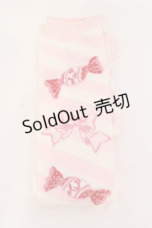 画像: Angelic Pretty / キャンディボーダーオーバーニー 2007年  ピンク×シロ O-25-05-10-069-AP-ZA-IG-OS