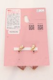 画像3: m petit by misako / AMハートイヤリング  ゴールド×クリア O-25-05-10-074-LO-AC-IG-OS (3)