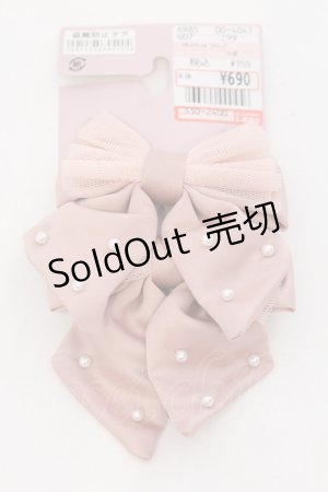 画像: m petit by misako / AM2PPLリボンクリップ  ピンク O-25-05-10-093-LO-AC-OW-OS