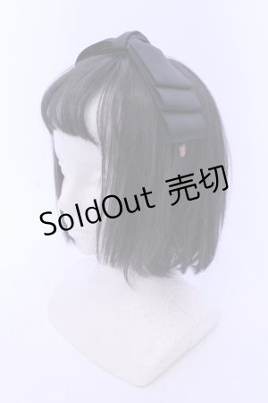 画像: m petit by misako / NINA'sコラボ AM*NIリボンカチューシャ  クロ O-25-05-10-099-LO-AC-IG-ZT445-F009