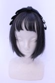 画像2: m petit by misako / NINA'sコラボ AM*NIリボンカチューシャ  クロ O-25-05-10-099-LO-AC-IG-OS (2)