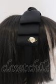 画像3: m petit by misako / NINA'sコラボ AM*NIリボンカチューシャ  クロ O-25-05-10-099-LO-AC-IG-OS (3)