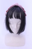 画像2: m petit by misako / NINA'sコラボ AM*NIリボンカチューシャ  ピンク O-25-05-10-100-LO-AC-IG-OS (2)