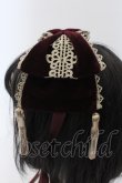 画像2: axes femme kawaii / タッセル付リボンヘッドドレス  ボルドー O-25-05-10-101-AX-AC-IG-OS (2)