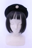 画像1: m petit by misako / AMモチーフリボンベレー  クロ O-25-05-10-106-LO-AC-OW-OS (1)