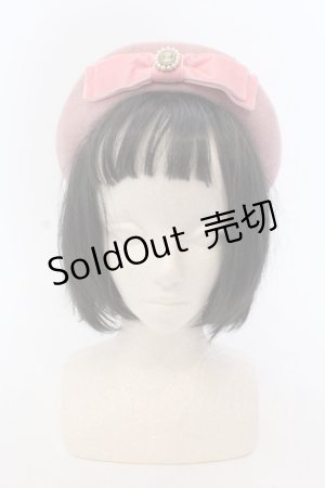 画像: m petit by misako / AMモチーフリボンベレー  ピンク O-25-05-10-107-LO-AC-OW-ZT-K004