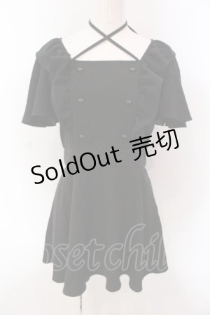 画像: Bubbles / バックリボンペプラムセットアップ【ボトム欠品】 F クロ O-25-05-10-021-CA-TO-OW-OS